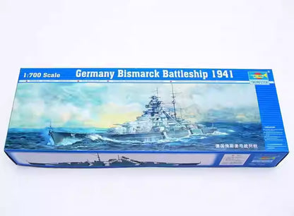 Germany Bismarck Battleship Model Kit 1941 | Trumpeter 05711 1/700