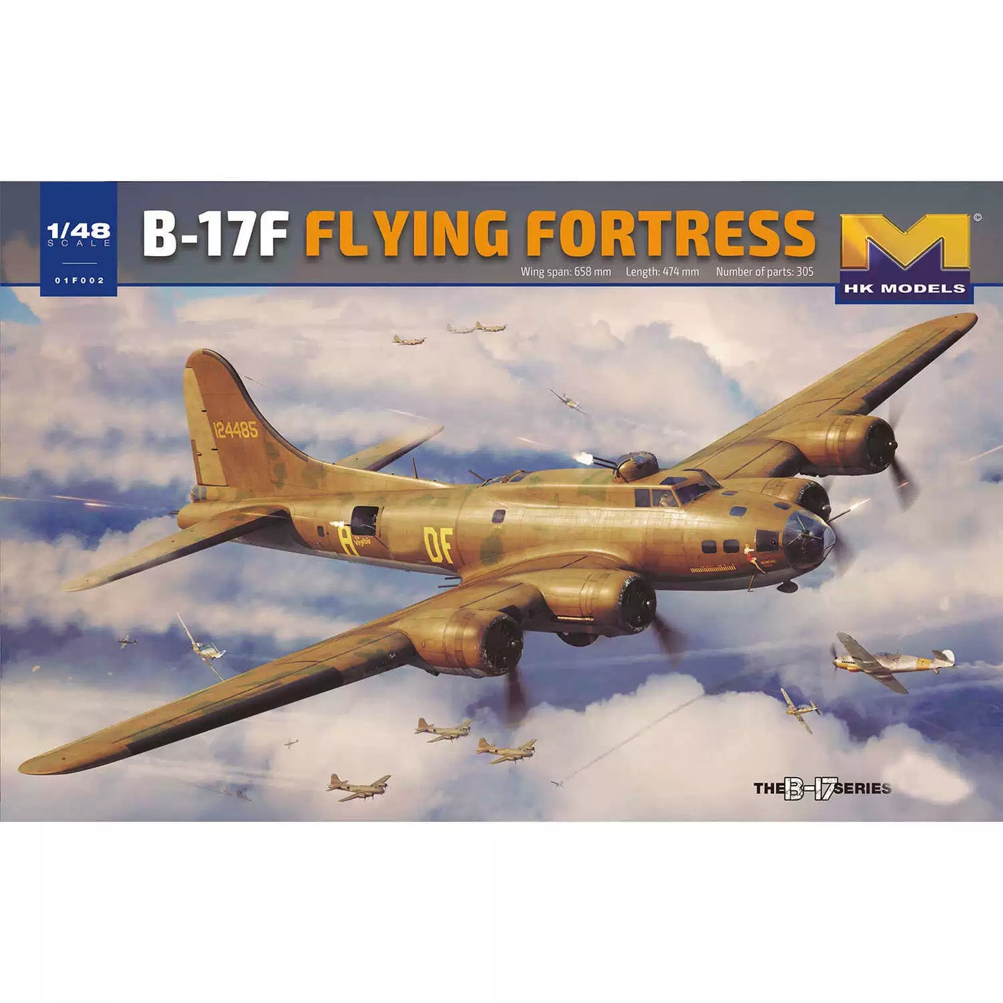 HK Model 01F002 1/48 B-17F Flying Fortress Aircarft (Plastic model)