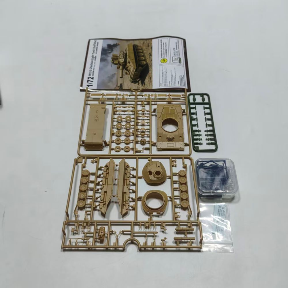 JX-MODEL 172001 1/72 M551 Sheridan (Gulf War) Tank Model Kit