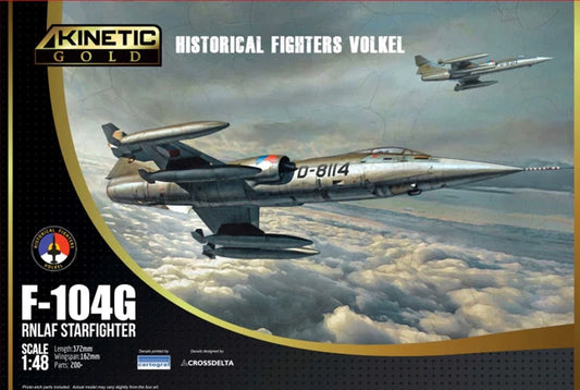 Kinetic K48090 1:48 F-104G RNLAF Starfighter Aircraft Model Kit