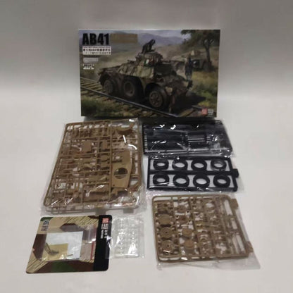 Heavy& Lanmo MM35012 1/35 Italian AB41 Ferroviaria Railway Armored Car Model Kit