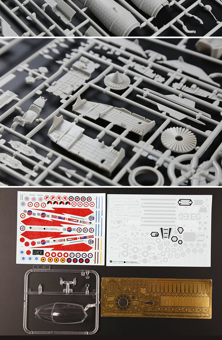 Lightning II F-35A Airplane Model Kit Assembly New | Kitty Hawk 1/48 80103