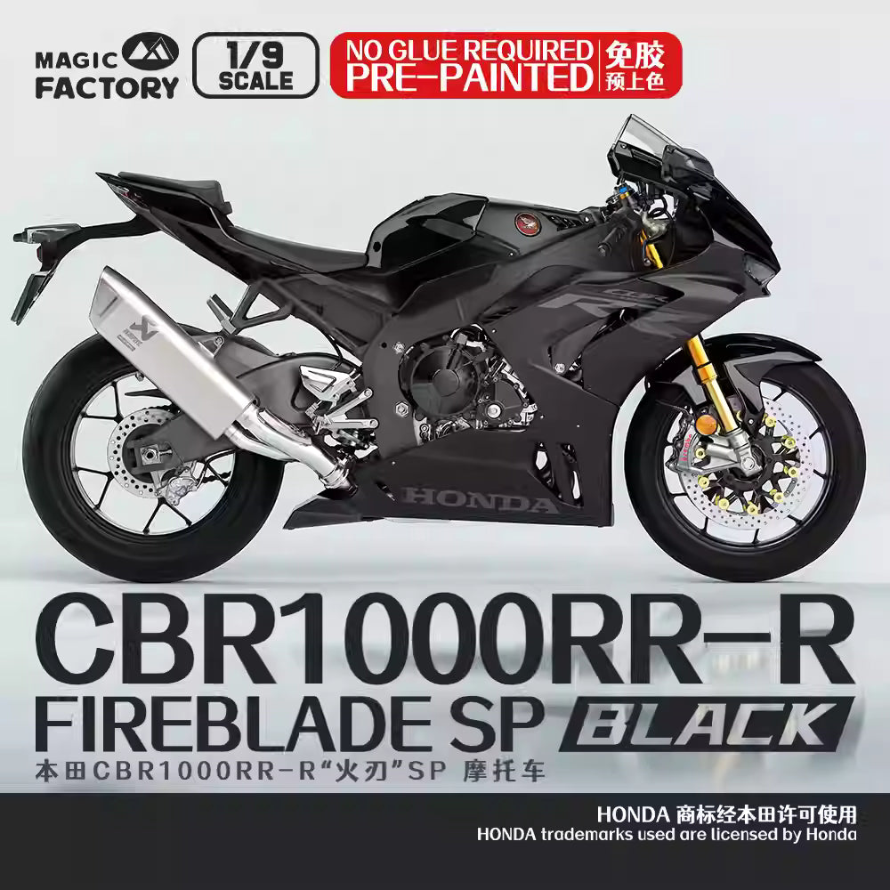 MAGIC FACTORY 1405 1/9 Motorcycles CBR1000RR-R Fireblade SP Black(Pre-PAINTED)