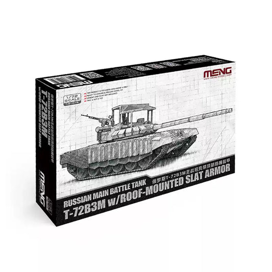 MENG 72-015 1/72 T-72B3M w/Roof Tank Model Kit