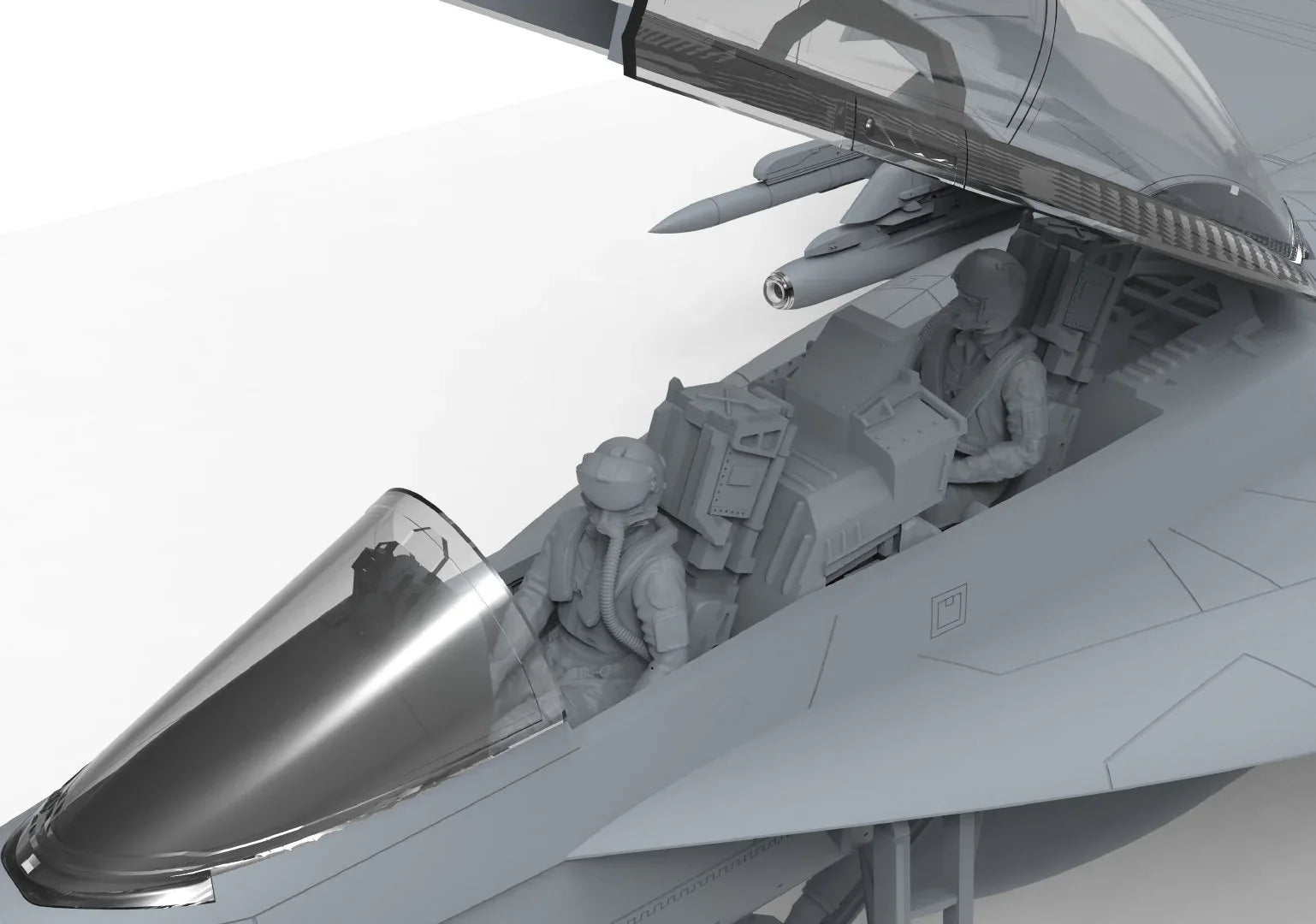 MENG LS-013 F/A-18F SUPER HORNET 1/48 Aircraft Model Kit - ModelHives