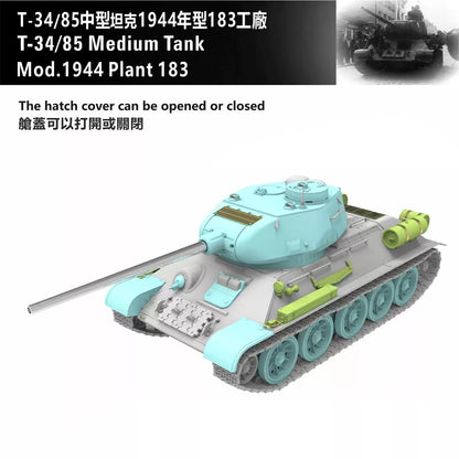 T-34/85 1/72 Tank Model Kit 1944 Plant 183 - VESPID VS720030