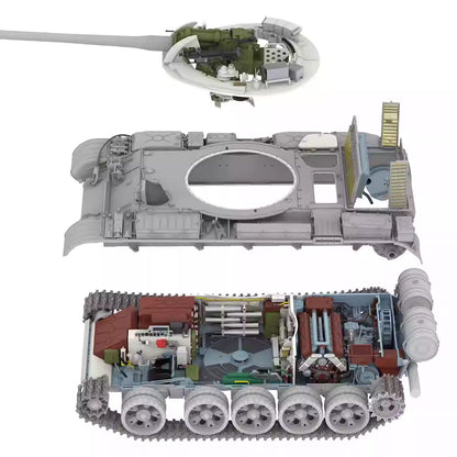 Discover the RYE FIELD 5155 T-55A 1/35 Tank Model Kit with full interior, workable suspension, and track – the perfect addition for hobbyists!
