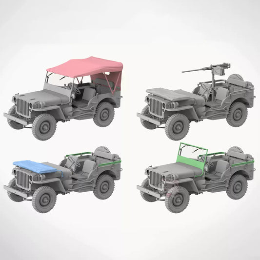 TAKOM 2214 1/35 0.25t Utility Truck with Canvas Top Car Model kit