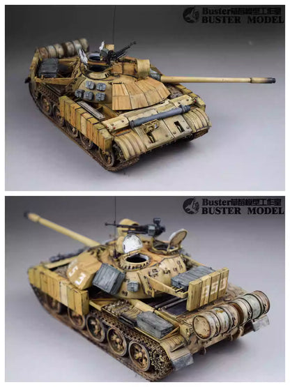 Discover the intricate details of the 1/35 Iraqi T-55 MBT 'ENIGMA' Tank Model Kit by Tamiya. Limited stock, order yours today!