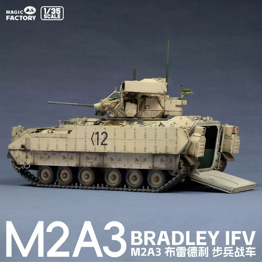 MAGIC FACTORY 2015 1/35 M2A3 Bradley IFV Tank Model Kit