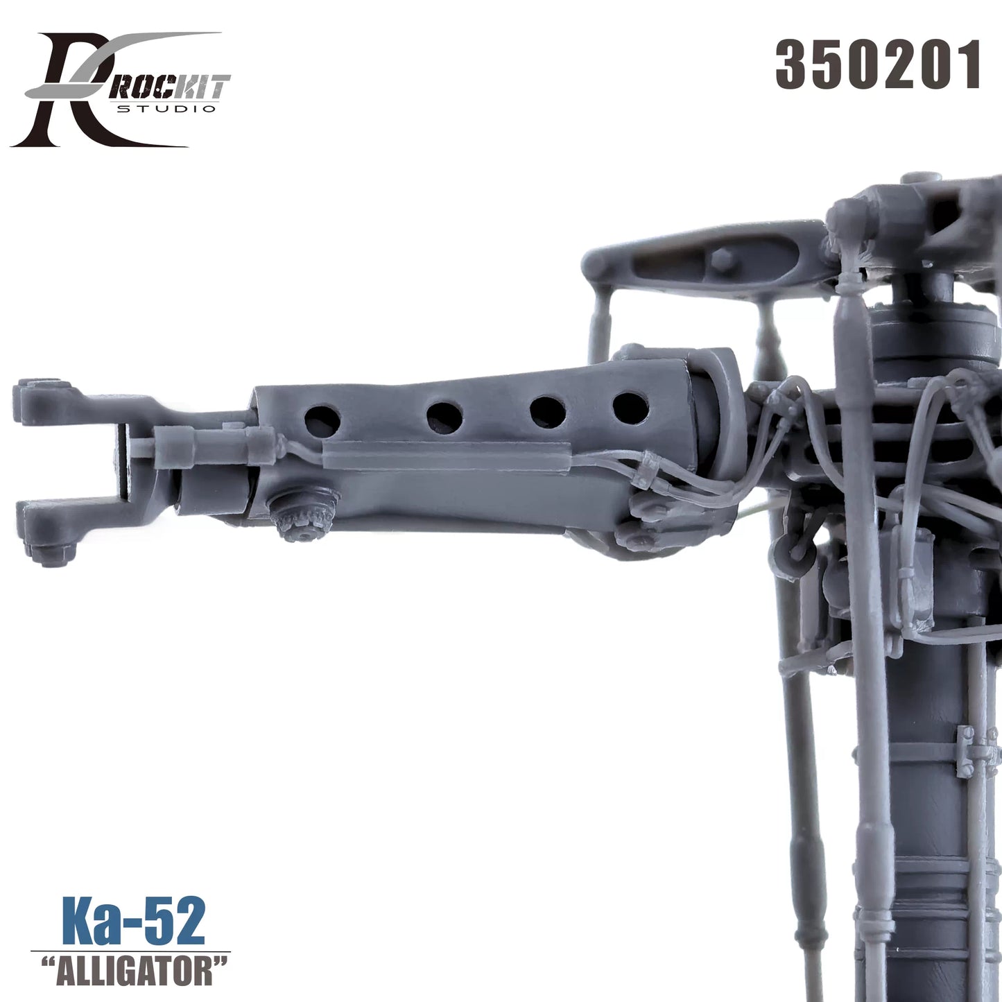ROCKIT 350201 1/35 Ka-52 Metal Core Rotor hub 3D Printed (For Trumpeter 05119 ）