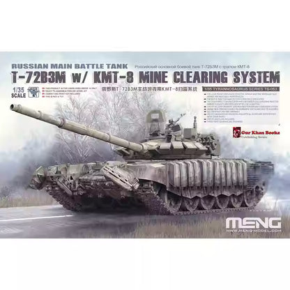 MENG TS-053 1/35 T-72B3M w/KMT-8 MINE CLEARING SYSTEM Tank Model Kit