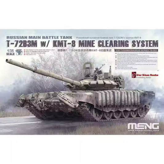 MENG TS-053 1/35 T-72B3M w/KMT-8 MINE CLEARING SYSTEM Tank Model Kit