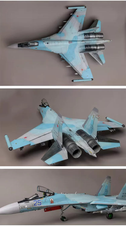 Explore this 1/48 Su-35S Flanker-E Fighter Model Kit Air To Surface Version | Great Wall Hobby L4823 
