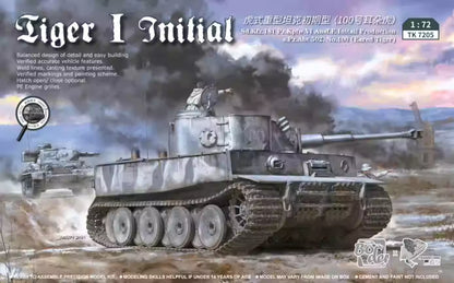 Border TRANSFORM TK7205 1/72 Tiger I Initial Tank Model Kit