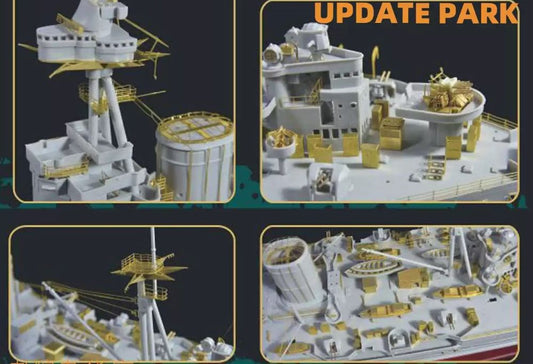 Flyhawk 350098 1/350 HMS Hood Upgrade Kit for Trumpeter top quality