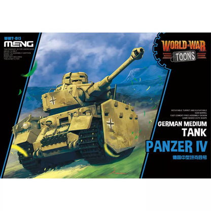 Meng WWT-013 German Medium Tank Panzer IV Q Edition Plastic Model