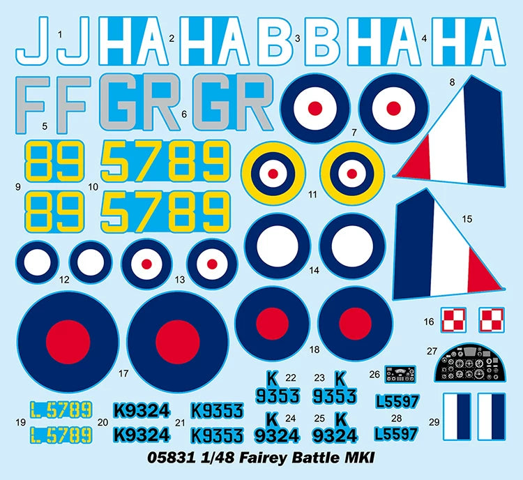 Explore the Trumpeter 05831 1/48 Fairey Battle MKI Aircraft Model Kit