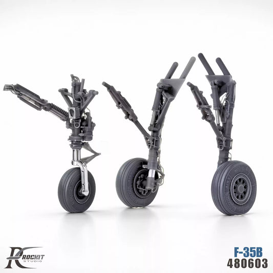 1/48 F-35B Landing Gear (All-Metal Frame) Parked Status For Tamiya | ROCKIT 480603