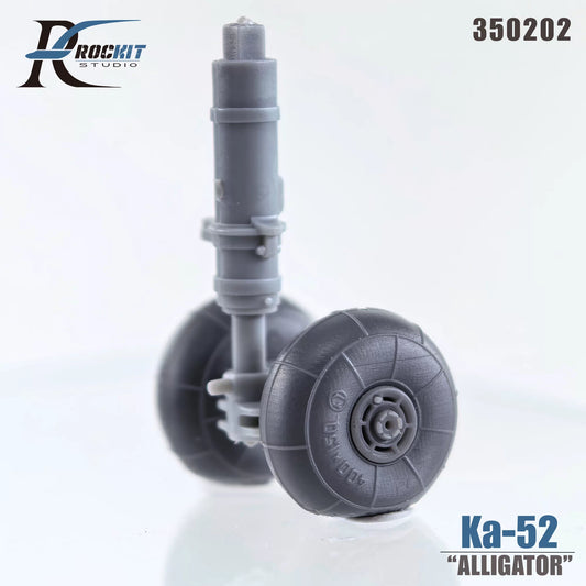 ROCKIT 350202 1/35 Ka-52 Weighted Wheels 3D Printed Parts（For Trumpeter 05119 ）
