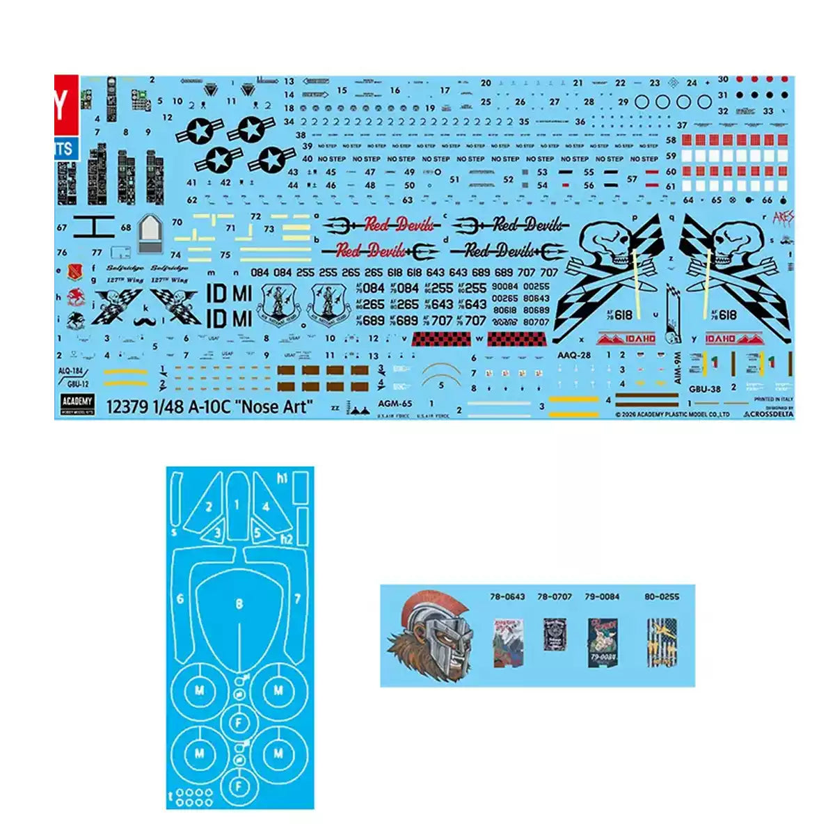 Academy AC12379 1/48 A-10C Thunderbolt II "Nose Art" Aircraft Model Kit Presale
