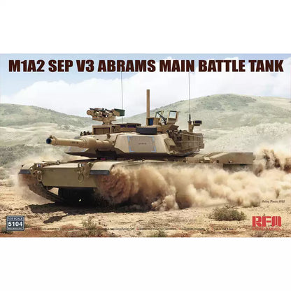 RYE FIELD RFM-5104 1/35 M1A2 SEP V3 ABRAMS Tank MODEL KIT