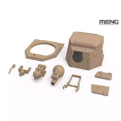 Explore this MENG TS-059 1/35 French FT 75 BS Self-Propelled Artillery Tank Model Kit