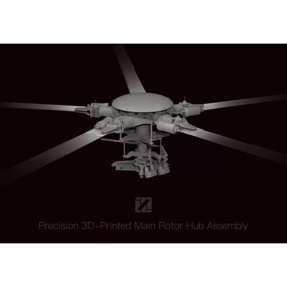 Explore this US MH-6J Little Bird Nightstalkers Helicopter Model Kit 1/35 | Zimi Model ZM50002