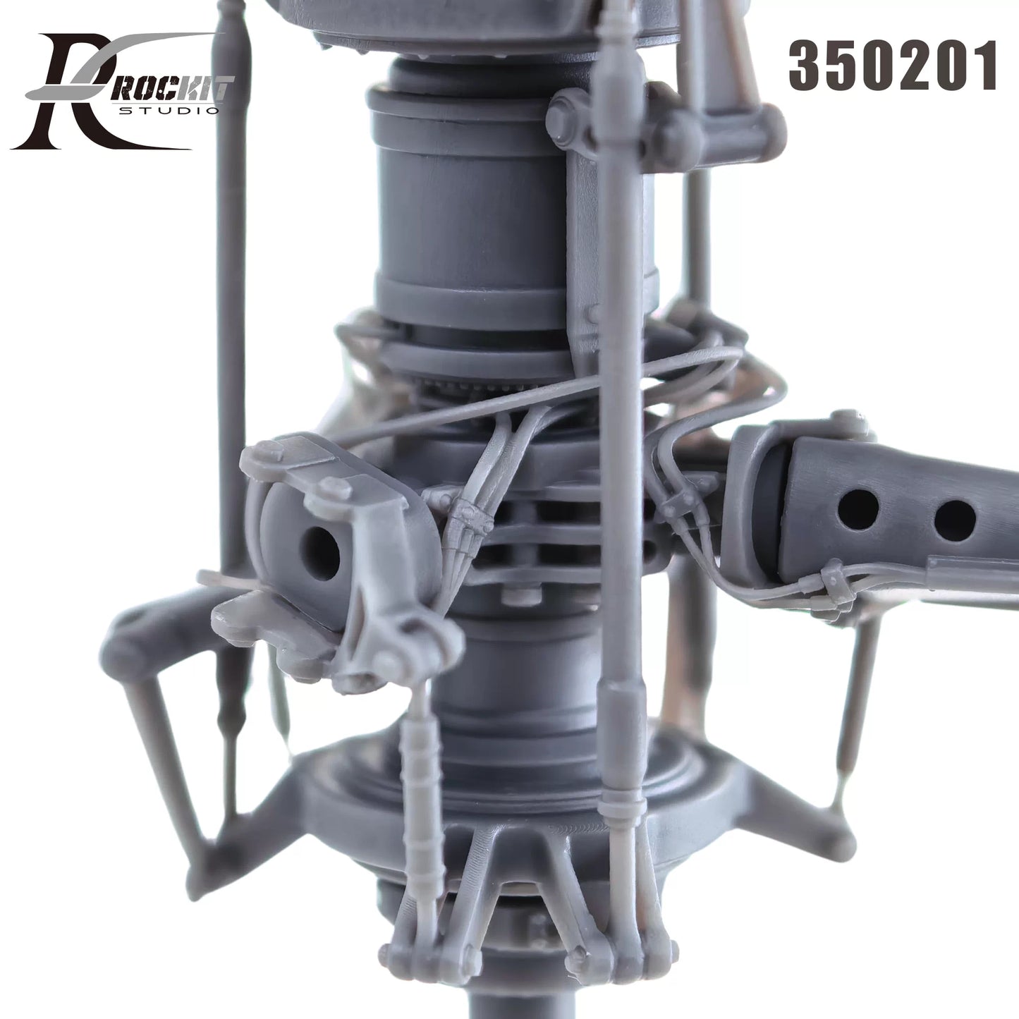 ROCKIT 350201 1/35 Ka-52 Metal Core Rotor hub 3D Printed (For Trumpeter 05119 ）