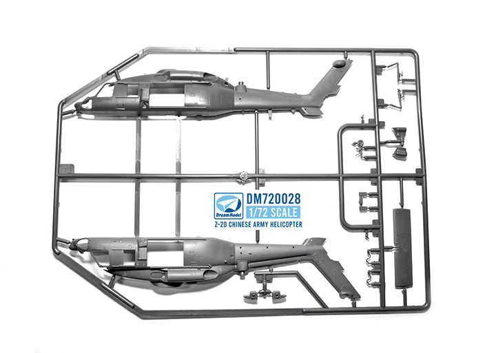 DREAM MODEL DM720028 1/72 Z-20 CHINESE ARMY HELICOPTER Assembly Model Kit - ModelHives