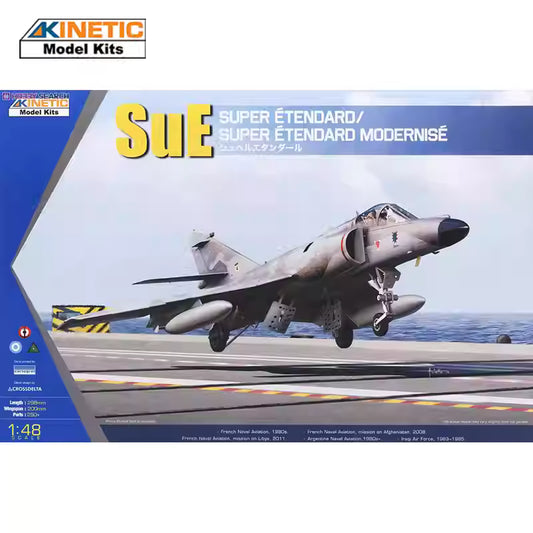 Kinetic K48061 1/48 SuE Super Étendard Airplane Model Kit presale