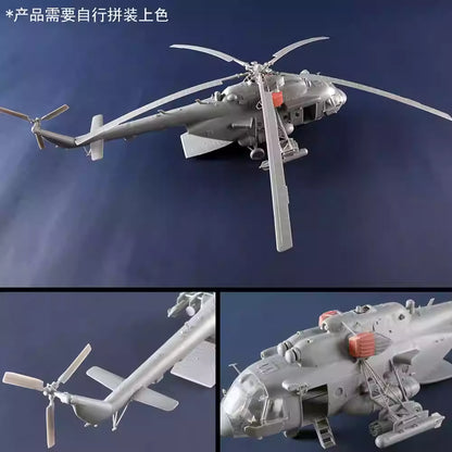 Explore this Trumpeter 05853 1:48 Russian Mi-8MTV5 Hip Helicopter Assembly Model Kit.
