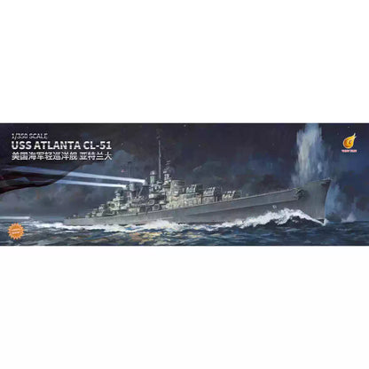 VERYFIRE VF350922DX Atlanta CL-5I Light Cruiser Model Kit-NEW Deluxe