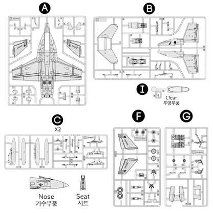 Academy AC12595 1/72 F/A-18E Aircraft Model Kit