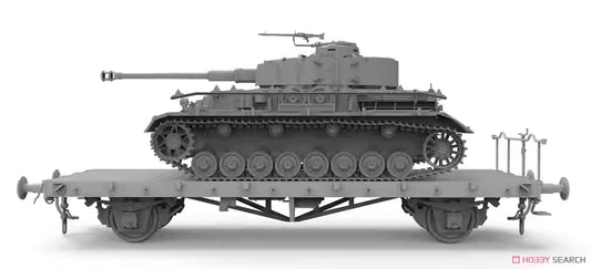 Border BT-025 1/35 German Pz.Kpfw.IV Ausf.J Early/Mid & Rail Way Flatbed Ommr