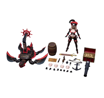 Border BA-003 Original Character Pirate Queen Anne Character No Glue Assemble