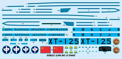 Trumpeter 05813 1/48 DC-3 TRANSPORT PLANE Model Kit