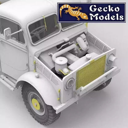 Gecko 35GM0155 1/35 Bedford OYD Truck 3t 4x2 GS (Metal Cargo Body)Model Kit