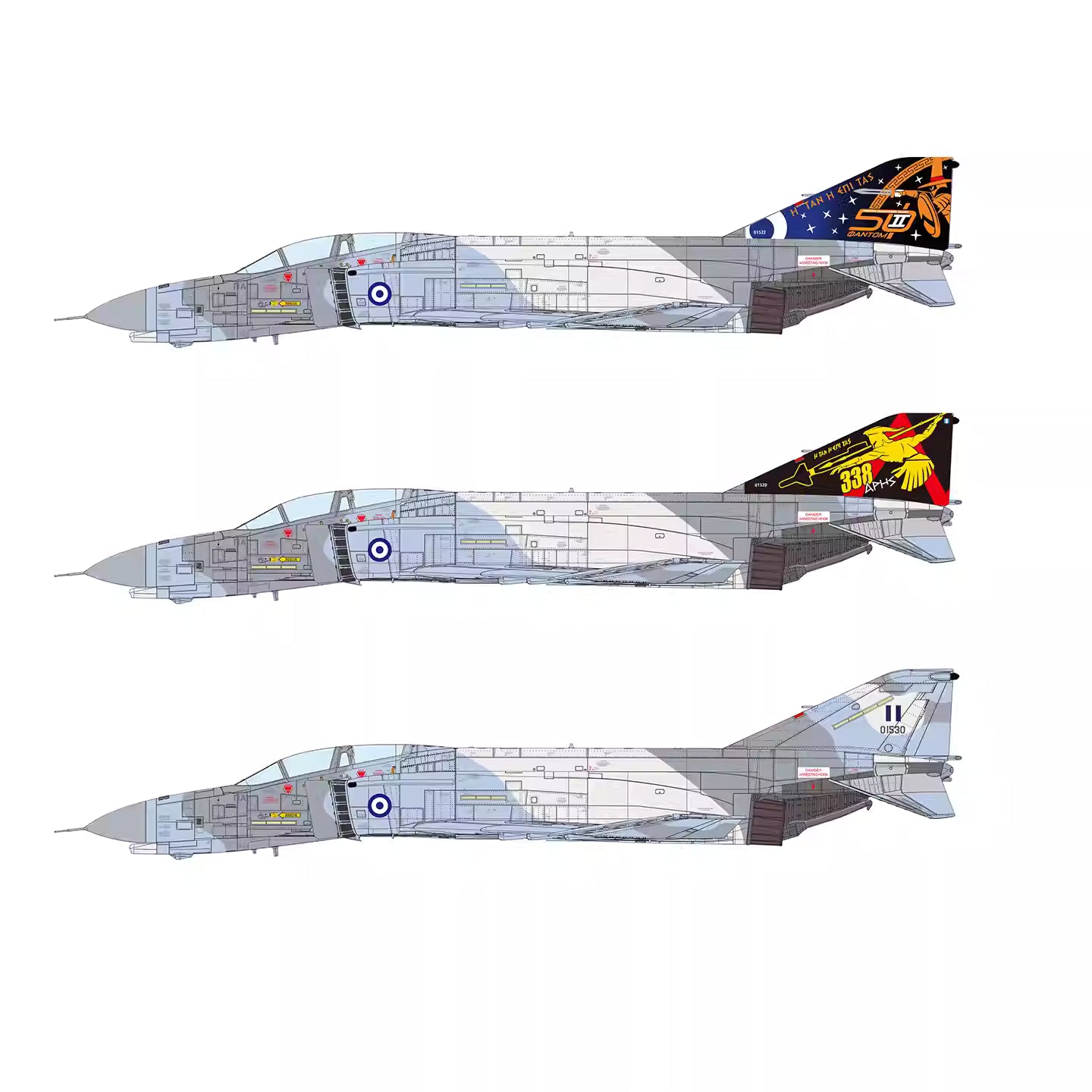 F-4E AUP Phantom II Hellenic Aircraft Model Kit 1/48 | MENG LS-021 - ModelHives