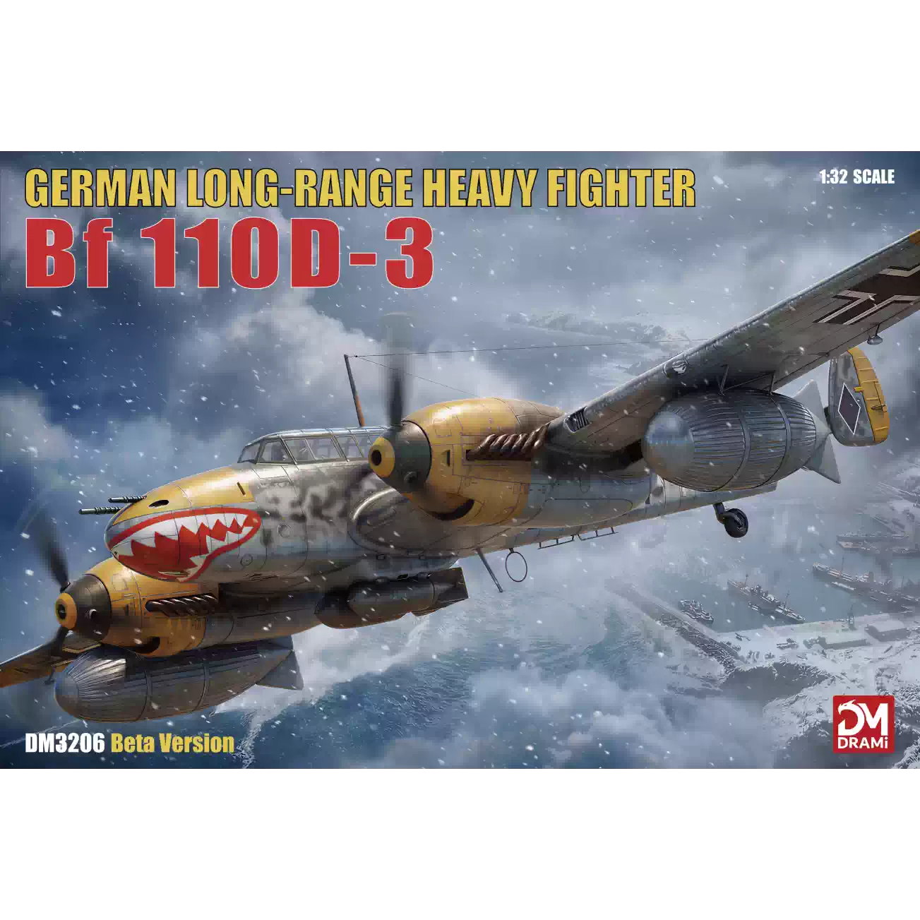 DRAMI DM3206 1/32 BF110D-3 Fighter Model Kit