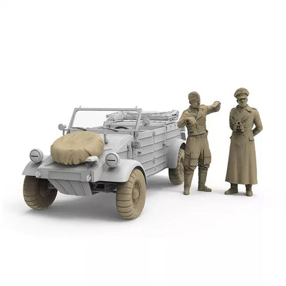 MENG VS-019 1/35 Marseille's Pkw.K1 Kubelwagen Type 82 OTTO Car Plastic Model Kit