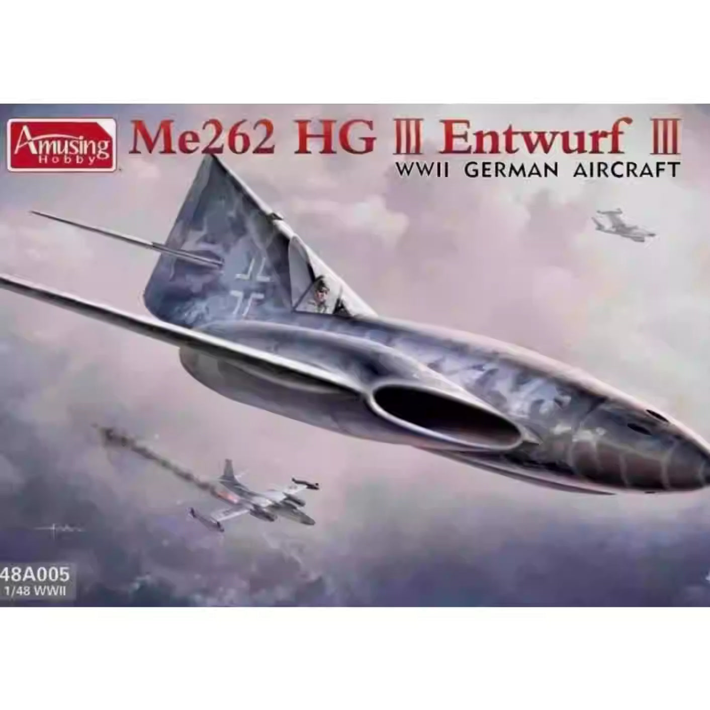 Me262 HGIII Concept 3 Aircraft Model Kit | Amusing 48A005 1/48 - ModelHives
