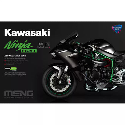 MENG MT-011S 1/9 Scale Kawasaki Ninja H2R 2018 Motorcycle Model kit (PRE-COLORED)