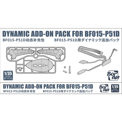 Border BF-015E 1/35 Dynamic Upgrade Add-on Pack For P-51D Mustang BF015 Kit Presale
