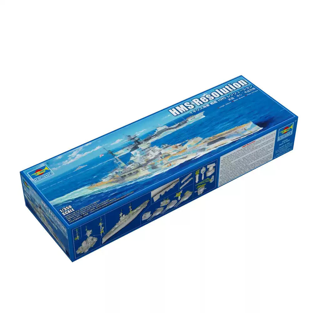 Trumpeter 05379 1/350 HMS Resolution Battleship Model Kit