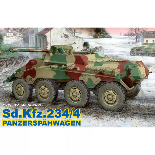DRAMI DM6221 1/35 Sd.Kfz. 234/4 Panzerspähwagen '39-'45 Series Tank Model Kit