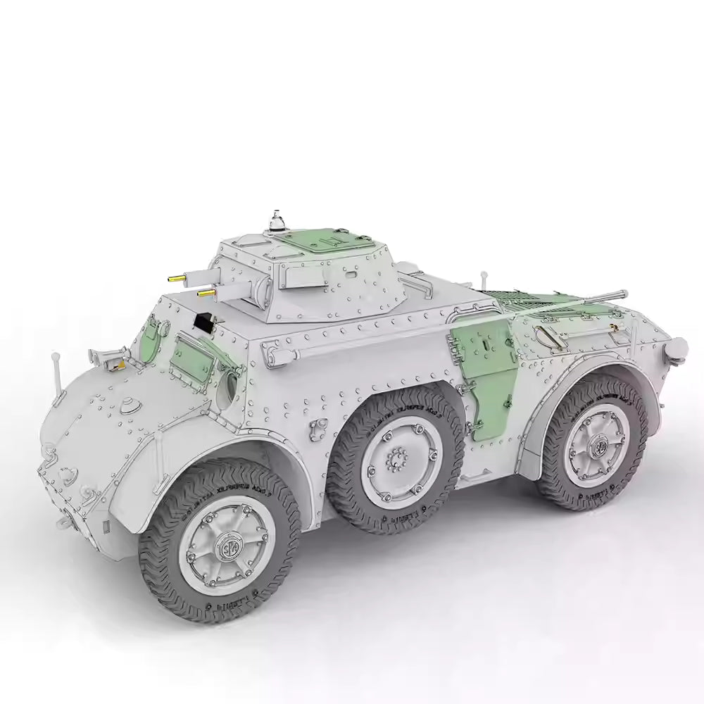 Explore this AB40 Armored Car Model Kit 1/35 (Italian Autoblinda) | Heavy&Lanmo MM35006