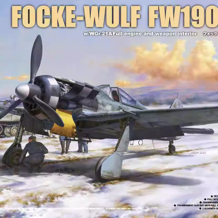 Explore the BORDER BF-003 1/35 German Focke-Wulf FW-190A-6 Airplane Model Kit for accurate detailing and easy assembly, perfect for model enthusiasts!