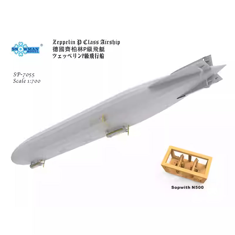 SNOWMAN SP-7055 1/700 German Zeppelin Airship P-class 1910 Assembly Model Kit