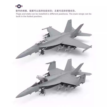Discover the MENG LS-012 1/48 F/A-18E SUPER HORNET Airplane Model Kit.